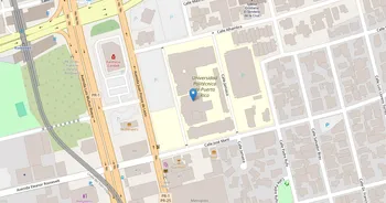 Campus map for Universidad Politecnica de Puerto Rico