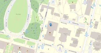 Campus map for Stanford University
