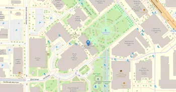 Campus map for Purdue University, Main Campus