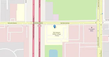 Campus map for San Joaquin Valley College, Fresno