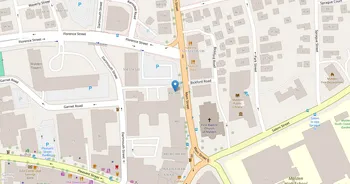 Campus map for New England Hair Academy