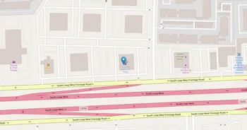 Campus map for College of Health Care Professions