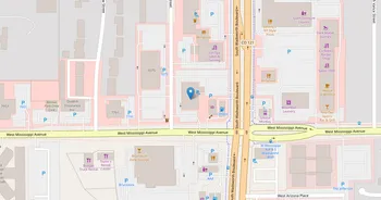 Campus map for Colorado School of Healing Arts