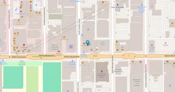Campus map for Los Angeles Pacific College