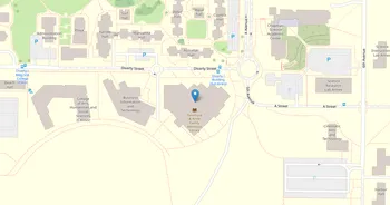 Campus map for California State University, Monterey Bay