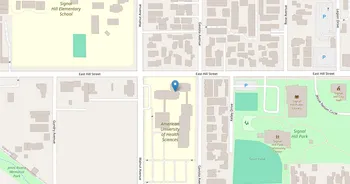Campus map for American University of Health Sciences