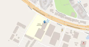 Campus map for Dewey University, Carolina