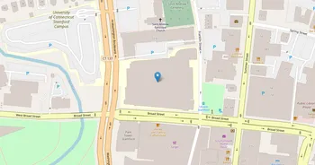 Campus map for University of Connecticut, Stamford
