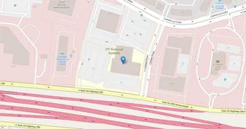Campus map for The College of Health Care Professions, Austin