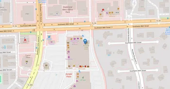 Campus map for Acupuncture and Massage College