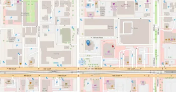 Campus map for Healing Mountain Massage School