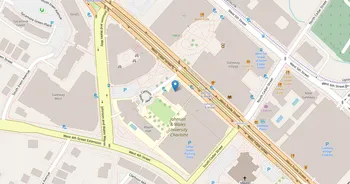 Campus map for Johnson & Wales University, Charlotte