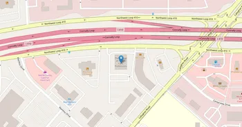 Campus map for The College of Health Care Professions, San Antonio