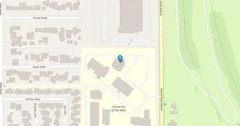 Campus map for University of the West