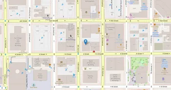 Campus map for Paul Mitchell the School, San Diego
