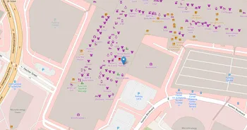 Campus map for Paul Mitchell the School, Tysons Corner