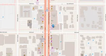 Campus map for Aveda Institute, Provo