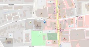 Campus map for The University of Aesthetics & Cosmetology