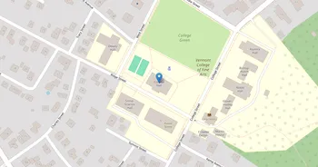 Campus map for Vermont College of Fine Arts