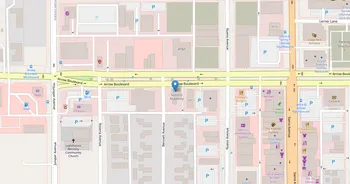 Campus map for Salon Success Academy, Fontana