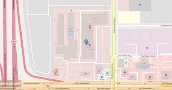 Campus map for Paul Mitchell the School, Fresno