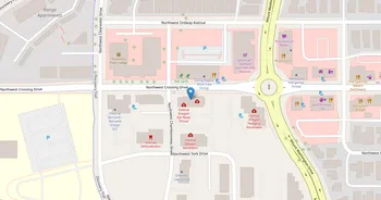Campus map for Sage School of Massage & Esthetics