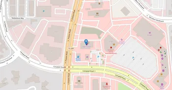 Campus map for Ogle School Hair Skin Nails, North Dallas