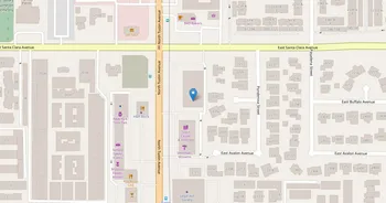 Campus map for Santa Ana Beauty Academy
