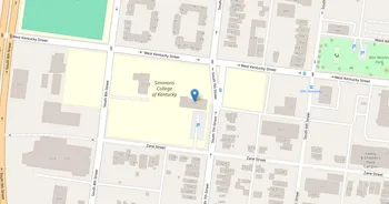 Campus map for Simmons College of Kentucky