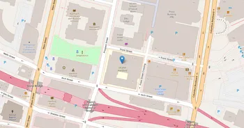 Campus map for University of Connecticut, Hartford Campus