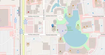 Campus map for Northwest College, Tualatin