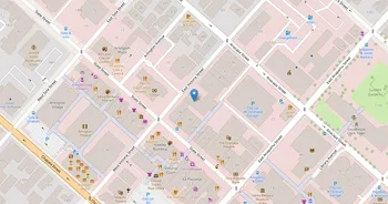 Campus map for The Colleges of Law, Santa Barbara