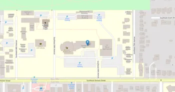 Campus map for Warner Pacific University Professional and Graduate Studies