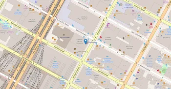 Campus map for Sotheby's Institute of Art, NY