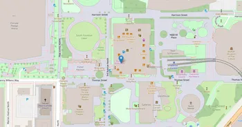 Campus map for Academy of Interactive Entertainment