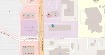 Campus map for Aviation Institute of Maintenance, Las Vegas