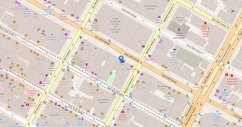 Campus map for DeVry College of New York