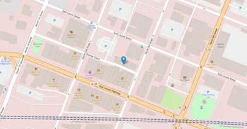 Campus map for Debutantes School of Cosmetology and Nail Technology
