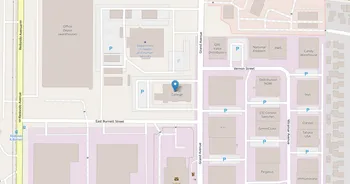 Campus map for North-West College, Long Beach