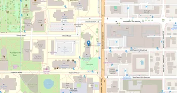 Campus map for University of Florida, Online