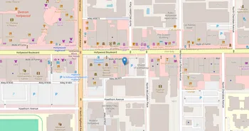 Campus map for Theatre of Arts