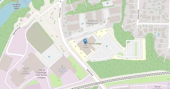 Campus map for Fortis College, Cuyahoga Falls