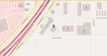 Campus map for The College of Health Care Professions, South San Antonio