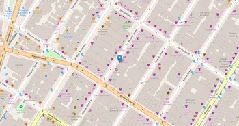 Campus map for Glasgow Caledonian New York College