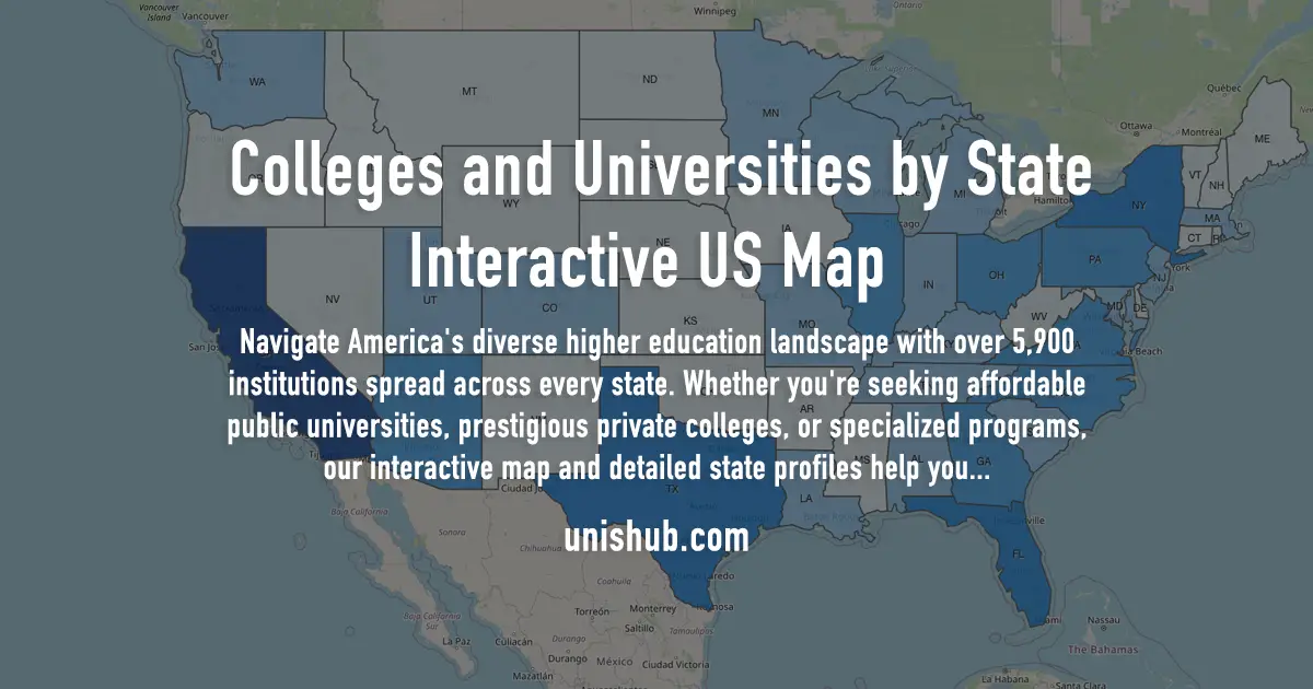 Top-Tier Higher Education: Identifying Leading Universities Across Every US State