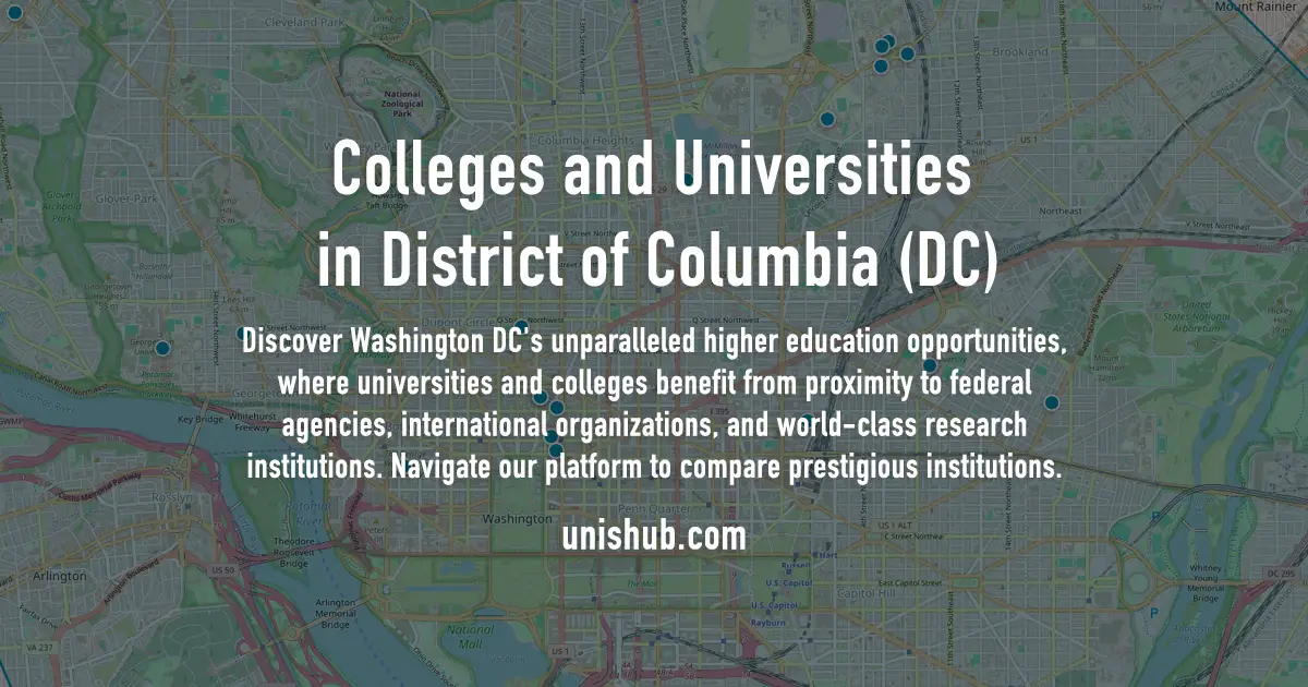 Map of District of Columbia