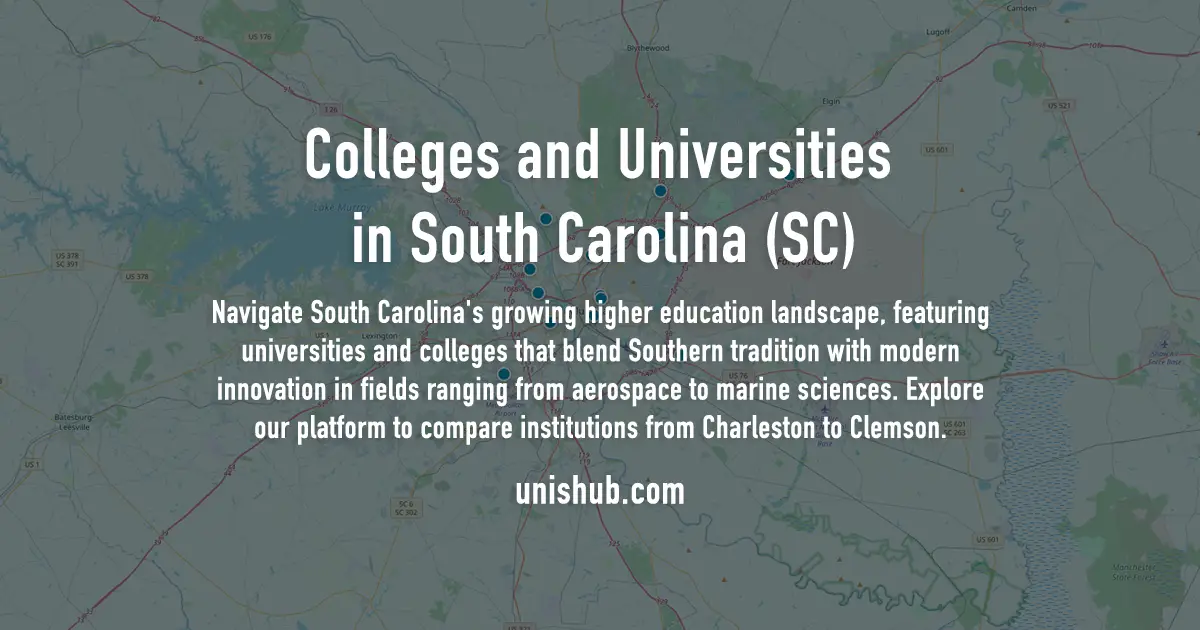 Map of South Carolina