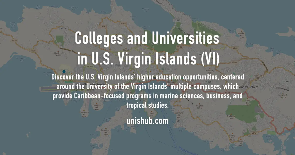 Map of U.S. Virgin Islands