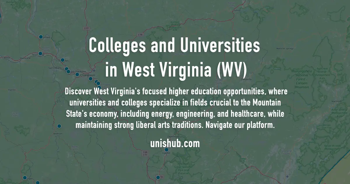 Map of West Virginia